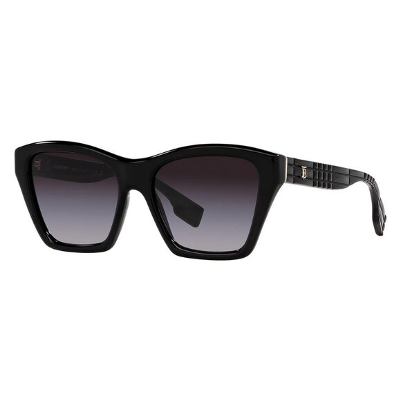 Burberry Accessories - A1484Z New BURBERRY Arden Black Square BE4391 30018G Sunglasses Women